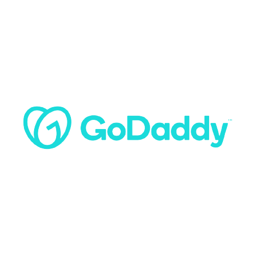 GoDaddy website and domain hosting logo.