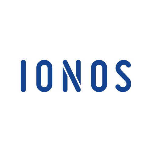 IONOS website and domain hosting logo.