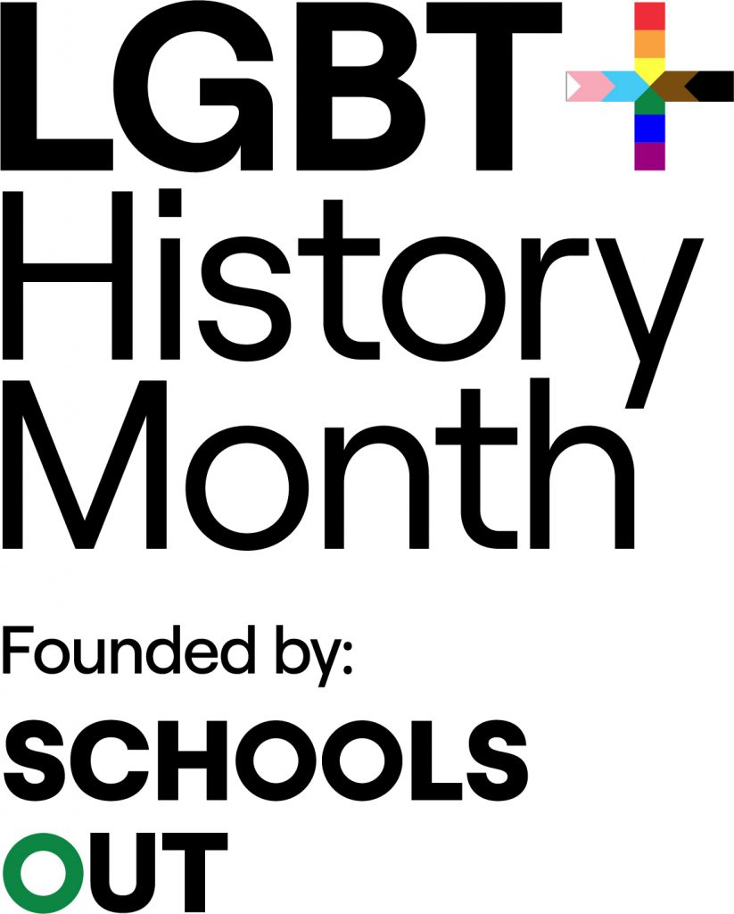LGBT+ history month logo 2024