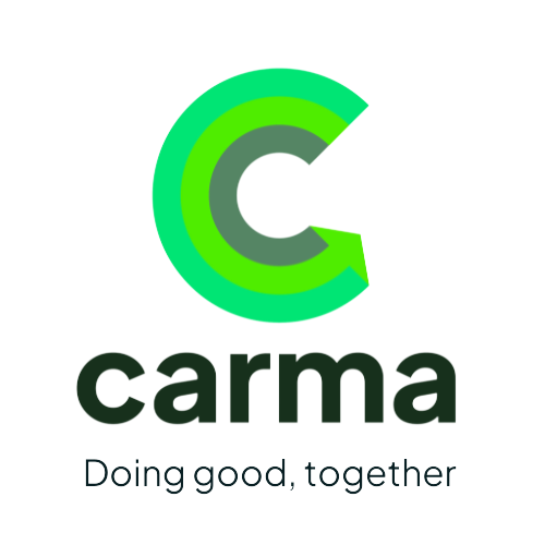 Carma White Logo
