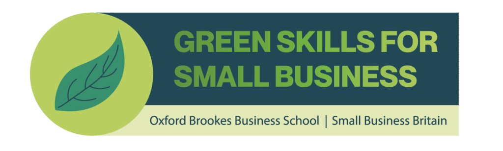 Small Business Britain Green Skills Badge Landscape