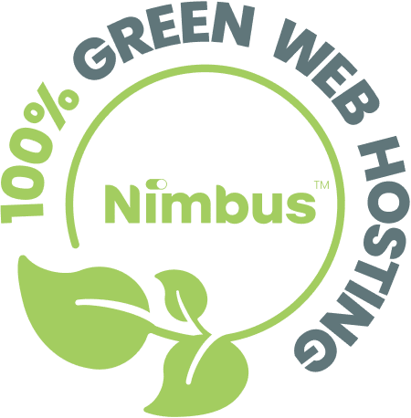Nimbus green web hosting logo