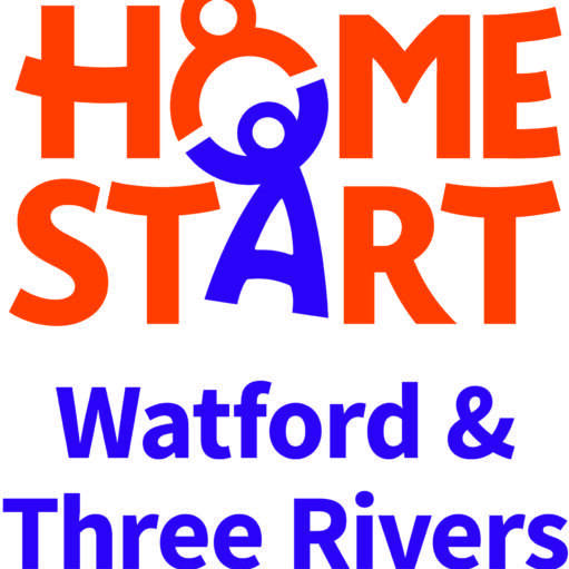 Home Start Watford and Three Rivers charity logo colour